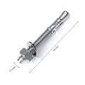 Electro Galvanized Wedge Anchor Bolt 12 x 100 mm ( 2 Pcs ). 