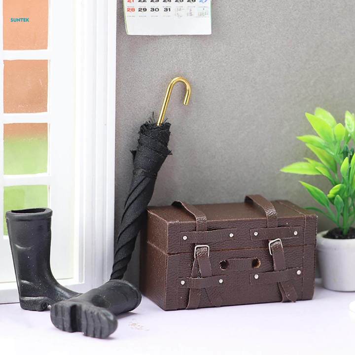 Dollhouse%20Travel%20Set%20Miniature%201:12%20Umbrella%20Luggage%20Play%20for%20Pretend%20Play%20-%20Image%208
