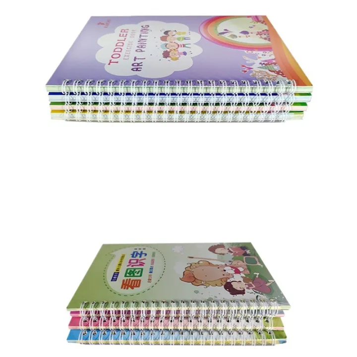 Sank%20Montessori%20Reusable%20Magic%20Book%20Children%20Handwriting%20Practice%20Book%204Magic%20Books%20+%201Magic%20Pen%20+%2010Refills%20+%201Grip%20Children's%20Calligraphy%20Copybook%20Magic%20Writing%20Calligraphy%20Handwriting%20Copybook%20Set%20With%201%20Magic%20Pen%20-%20Image%208