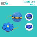Magic UFO Ball - Flying Saucer Ball - Flat Throw Disc with 3 LED Light - Decompression Flying Flat Throw Disc Balls Toy for Children’s Outdoor Sports Kids Gift. 