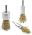 Wire Brush Wheel Cup Brush Set 7 Piece, Wire Brush for Drill 1/4 Inch Arbor Coarse Brass Coated Crimped Wire Wheel. 