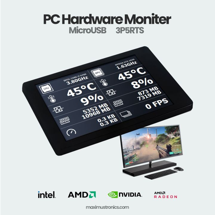 Computer%20Monitor%20For%20Mini%20ITX%20Case%203.5%20Inch%20IPS%20TYPE-C%20Secondary%20Screen%20CPU%20GPU%20RAM%20HDD%20Monitoring%20USB%20Display%20Freely%20AIDA64%20hardware%20moniter%20performance%20live%20stats%20-%20Image%205