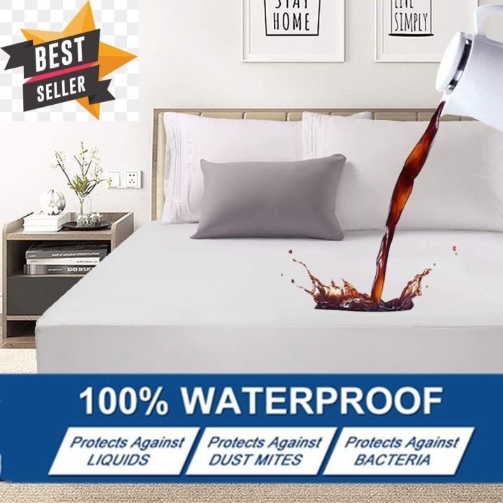 Waterproof, Anti Dust Mattress Cover/Protector Fitted Sheet