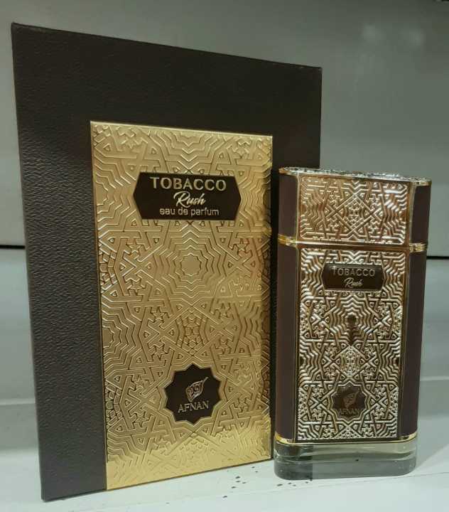 Tobacco Rush Afnan for women and men EDP 80 ML