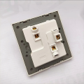 Power Plug 16A China Fitting Sheet China Switch Board - ECM Metal Series. 