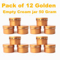 Empty Cosmetic Containers Cream Pot Jar Refillable Plastic 50 gram. 