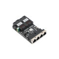 10M/100M Fiber Optic Media Converter 4 RJ45 to 2 SC A+B Optic Connector 1310nm/1550nm Ports Board 20KM LAN Switch. 
