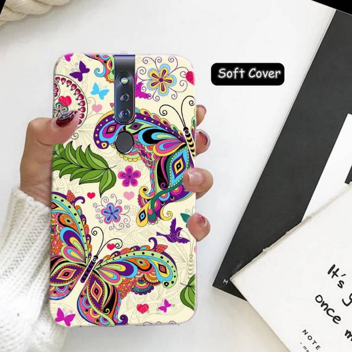 Oppo F11 Pro Pouch Cover - Butterfly Soft Back Cover Case for Oppo F11 Pro