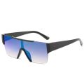 Sweet Basil Oversized Frame Sunglasses Men Women One Lens Goggles Big Sun Glasses Rimless Eyewear Uv400 Gafas De. Sol. 