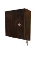 wall mounted wooden first aid box Security locker plus keys holder. 