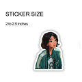 Squid Games Hero Stickers for Kids/Teens fans, Pack of 5/10/15/20 Waterproof DIY stickers for Laptop, Decor, Water Bottle, Car Cup, Computer, Guitar, Skateboard, Luggage and Bike Bumper etc. 