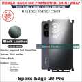 SPARX EDGE 20 pro full Back 360 Protection skin wrap with sides and camera protection premium quality full cover. 