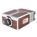 Second-generation Mini DIY Home Portable Smart Mobile Phone Projector Home Cinema. 