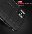 Rugged Shield Silicone Case For Apple iphone X Cases Military Heavy Duty Protect Phone Cover. 