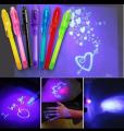 "Invisible Ink UV Magic Pen" "Secrets Revealed "Write pen. 