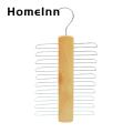 Scarf Han g Rack Wooden Multi-tier Scarf Han g Display Stand Stable Stylish Organizer for Closet Dress More Great Load Bearing Capacity Perfect for Tie Hanger for Closet Door. 