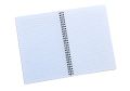 Light Blue Aesthetic-A4 Spiral Notebook with Plastic Sheet. 