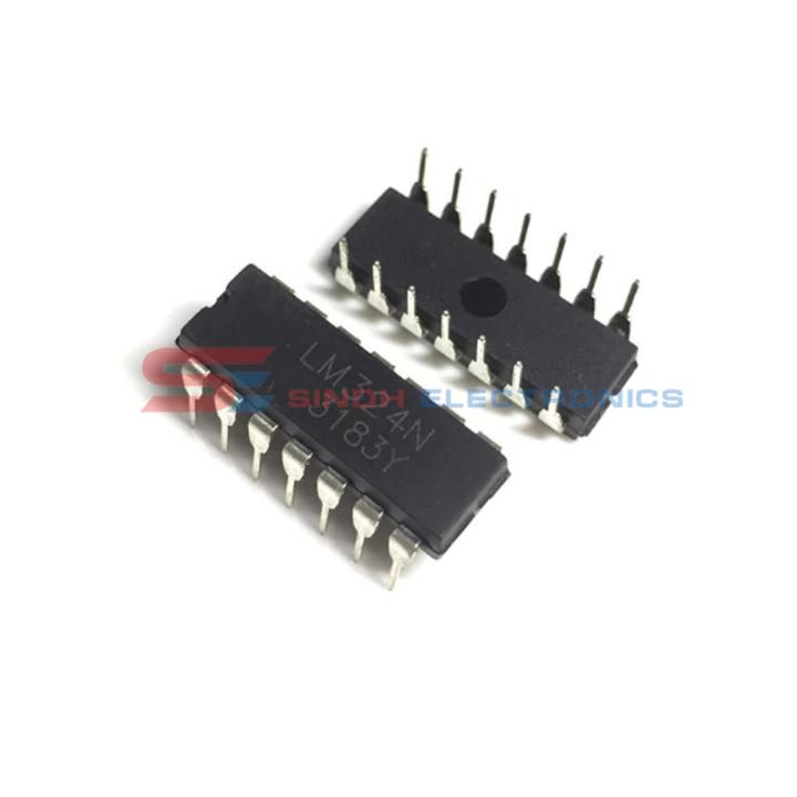 In-line LM324N DIP-14 Quad-channel Operational Amplifier IC Chip - Foto 6