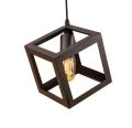 New Square Cube Hanging Light , Ceiling Light , Ceiling Lamp, Pendant Lamp, Pendant Light For Home, Office, TV Lounge, Bed Room, Led Light, Led Bulb, Filament Bulb (BULB NOT INCLUDED). 