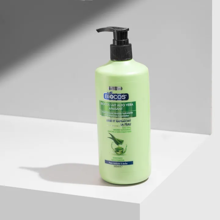 Biocos%20Aloe%20Vera%20Body%20Lotion%20500ml%E2%80%93%20Nourishes,%20Soothes%20&%20Restores%20Dry,%20Damaged%20Skin%20with%20Aloe%20Barbadensis%20Juice,%20Cucumber%20Extract%20for%20Stretch%20Marks,%20Scars%20&%20Sunburn%20Relief%20-%20Image%204