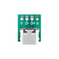 2Pcs USB 3.1 Type C Connector 16 Pin Test P.C.B Board A Adapter 16P Connector Socket For Data Line Wire Cable Transfer. 