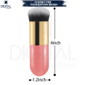 Makeup Brush Chubby Pier Foundation Brush Professional Cosmetic Makeup Brushes, Flat Cream Makeup Brushes, Foundation Tool for Blending Liquid Cream or Flawless Powder, Makeup Cosmetic Tool for Blending. 