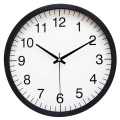 Home Decoration Simple Round Design 10 inch Cheap Plastic Wall Clock. 