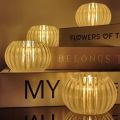 Mini Pumpkin LED Light Transparent Flameless Battery Power Lantern Night Lamp Wedding Party Birthday Festival Home Decor. 