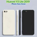 Original For Huawei Y5 Lite 2019 Silicone Full Cover Case Classic Solid Color Phone Case Cover. 