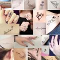 Temporary Tattoo Stencils Glitter Tattoo Stencils for Children, Women & Males 250 Pieces Set Random Designs. 