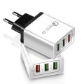 Quick Charge 3.0 USB Charger 5V 2.4A QC3.0 Fast Charging USB Wall Charger for iPhone Samsung Xiaomi Mobile Phone Charger 3 USB. 