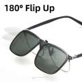 Polarized Flip Up Clip On Sunglasses for Driving Dark UV400 Photochromic Anti Glare Lens MyaSun Glasses Car Driver. 