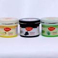 Modex Finger Wax Flavors are Random Fruity Halawa. 