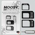 4 In 1 Noosy Nano Micro SIM Card Adapter with Pin for Ejection | Unlimited Innovation. 