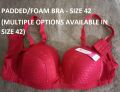 Foam cotton net padded Bra options for women girls ladies brazier blouse undergarments lingerie - 42. 
