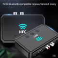 Wireless Receiver High Fidelity NFC RCA AUX3.5mm Bluetooth-compatible 5.0 HiFi Receiver. 
