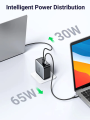 U-Green Nexode 100W USB C Wall Charger - 2 Ports - For Apple MacBook / Andoird Mobiles / Samsung Tablets. 