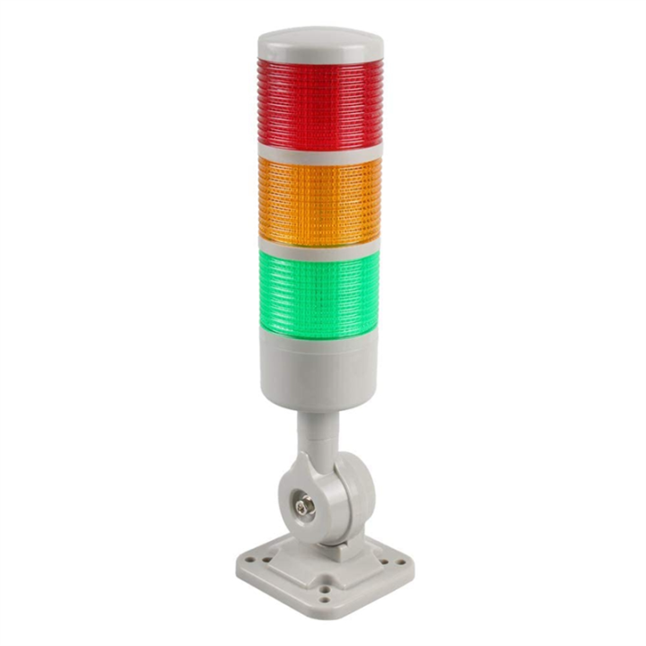 LED Signal Tower Lights Industrial Signal Warning Lights Tower Lights and Light Strips, Steady/Flashing Lights 1 Piece