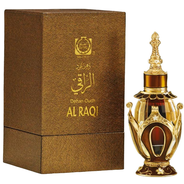 Dehan Oud Al Raqi Non Alcoholic Concentrated Perfume Attar Oil Surrati Perfumes Holy Makkah Saudi Arabia K.S.A