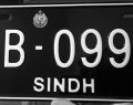 Number plate, license plate made with original chemicals for long-lasting colors. 