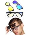 Magic Vision 3 in 1 Quick Change Magnet Lenses Frame Sunglasses. 