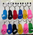 Pack of 12 Soft Rubber Emoji Shoe Key-chain | Stylish Emoji Key Rings | 12 Pieces | Slippers Keychain | Fashion Key Ring. 