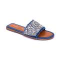 Bata Blue Chappals For Women. 