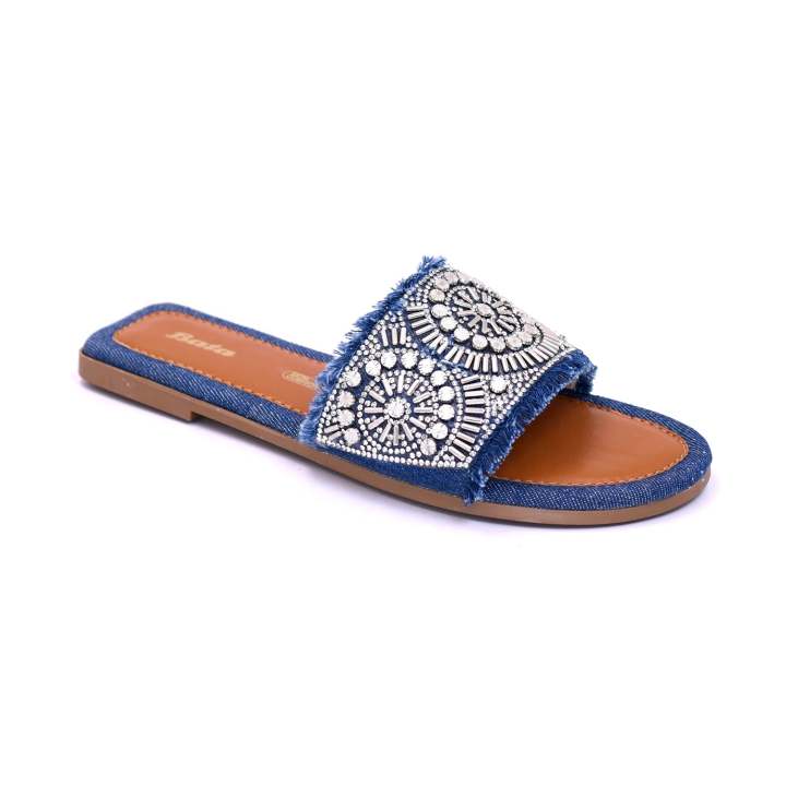 Bata Blue Chappals For Women