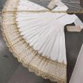 Stitched Chiffon Sequence Embroidery 3-Piece Maxi with Chiffon Dupatta. 