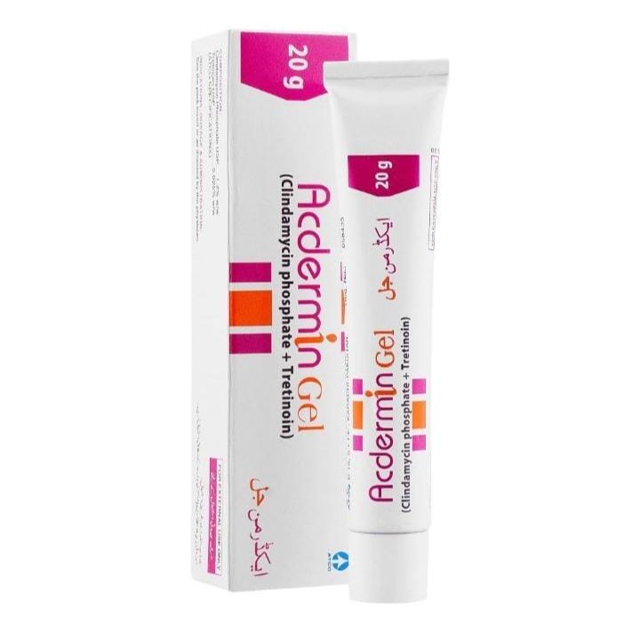 Acdermin Gel ( Clindamycin Phosphate + Tretinoin ) Traeatment For Acne & Pimples