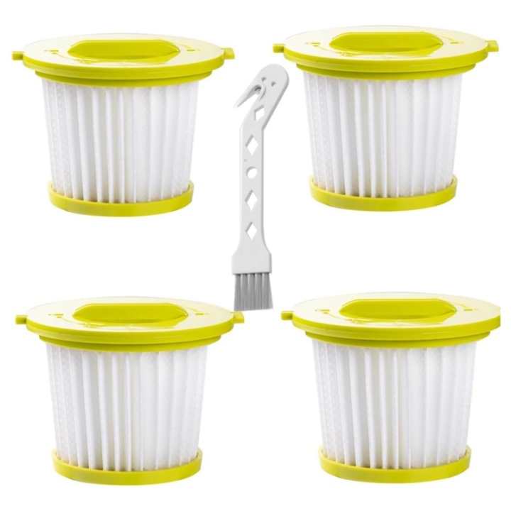Replacement Hepa Filter for Ryobi PCL700 PCL704 CL70518V ONE+ PERFORMANCE HAND VACUUM Reusable Filter Set