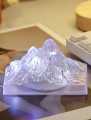 Snow Mountain Night Light Iceberg LED Lamp Home Decoration Mini Atmosphere Light Bedroom Decor Desktop Ornament Children Gift. 