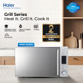 Haier 32L / Grill Series / HMW-32300S (Intelligent Chef with Auto Menu - Defrost Function- Speed & Weight Function) / Microwave Oven / Haier Warranty. 