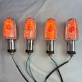 White Indicator 70 Motorcycle Indicator Chrome Body Indicator For 70 Motorcycle. 